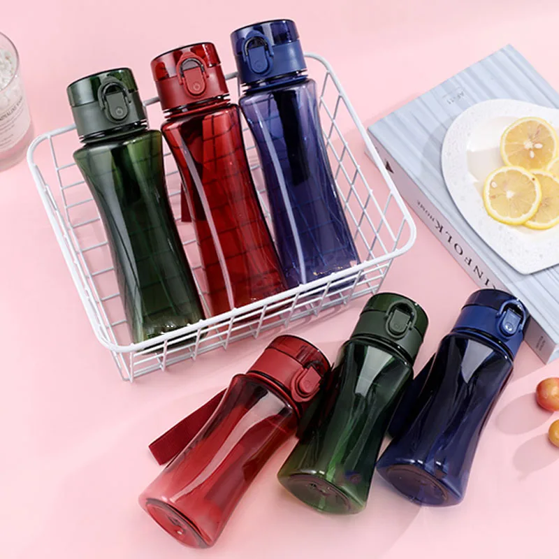 Спортивные Бутылки для воды 400/600ml Протеин шейкер для путешествий на открытом воздухе Портативный герметичные Тритан Пластик напитков бутылка без добавления бисфенола А