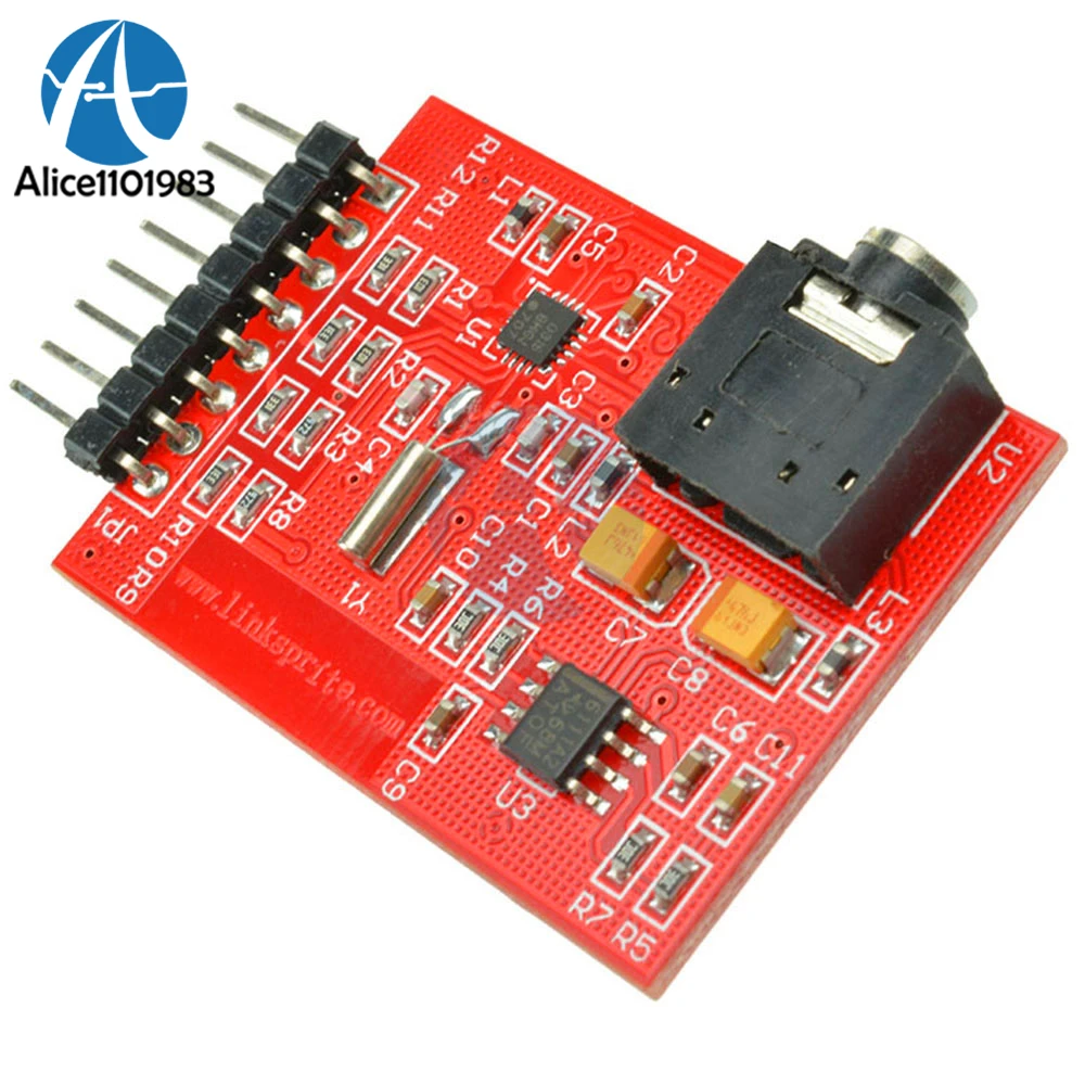 Si4703 RDS FM радио тюнер оценка коммутационная плата для Arduino AVR PIC ARM обнаружения RDS RBDS 3,5 мм аудио разъем модуль DIY KIT