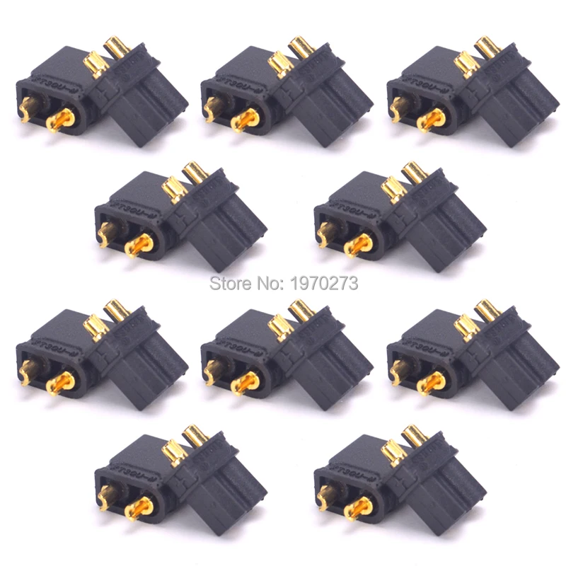 Amass XT30U Upgrade XT30 штекер разъема 2 мм пуля для RC FPV Lipo батареи Quadcopter|2mm bullet connector|bullet
