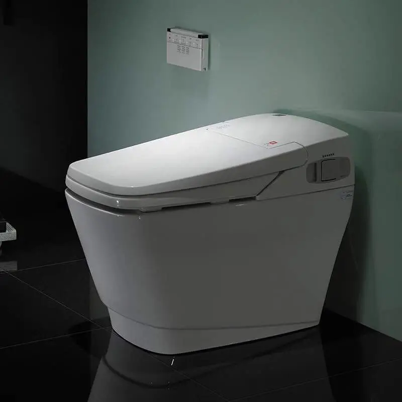 Роскошные P-trap интеллектуальные WC удлиненные дистанционного управления смарт биде туалет 220V 808888