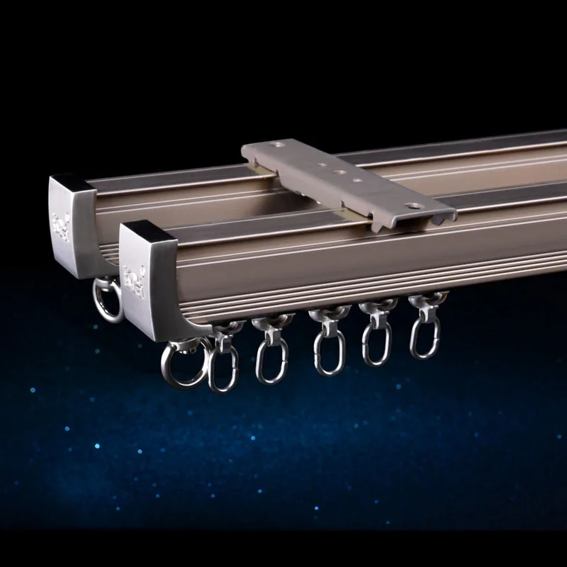 Классический шампанского алюминиевого сплава занавес треки и уплотнение