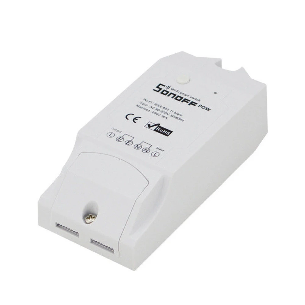 Sonoff Pow R2 16A Smart Dual Wifi Wireless Home Voice Measurement Monitor Power Switch Control Automation Controls | Электроника