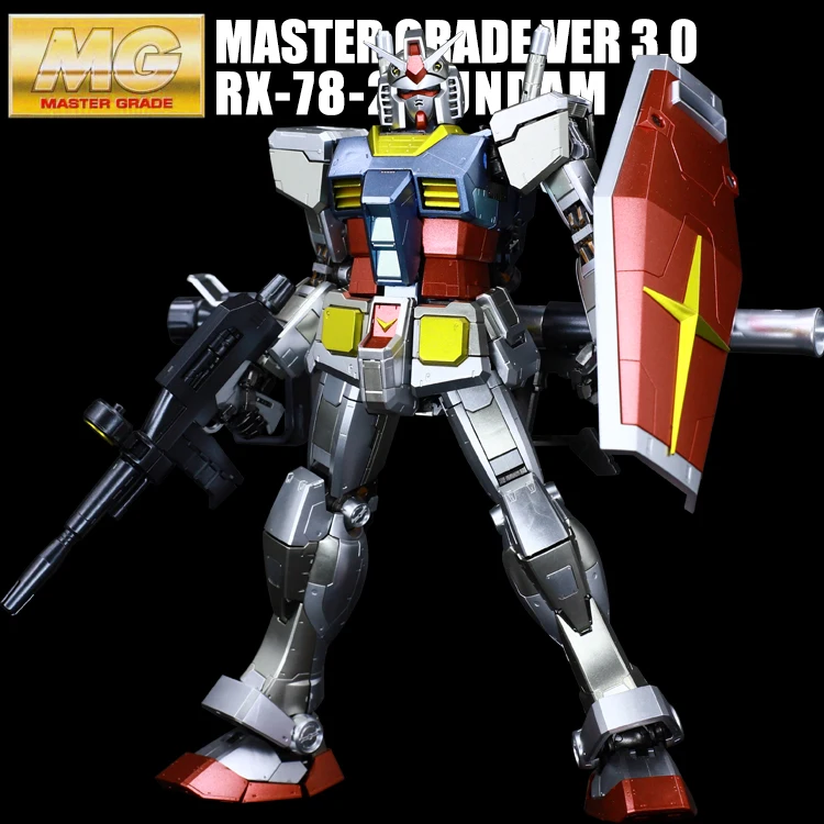 Металлическая раскраска для предков-Гундам MG RX-78 3 Dare To Be Boy Gift