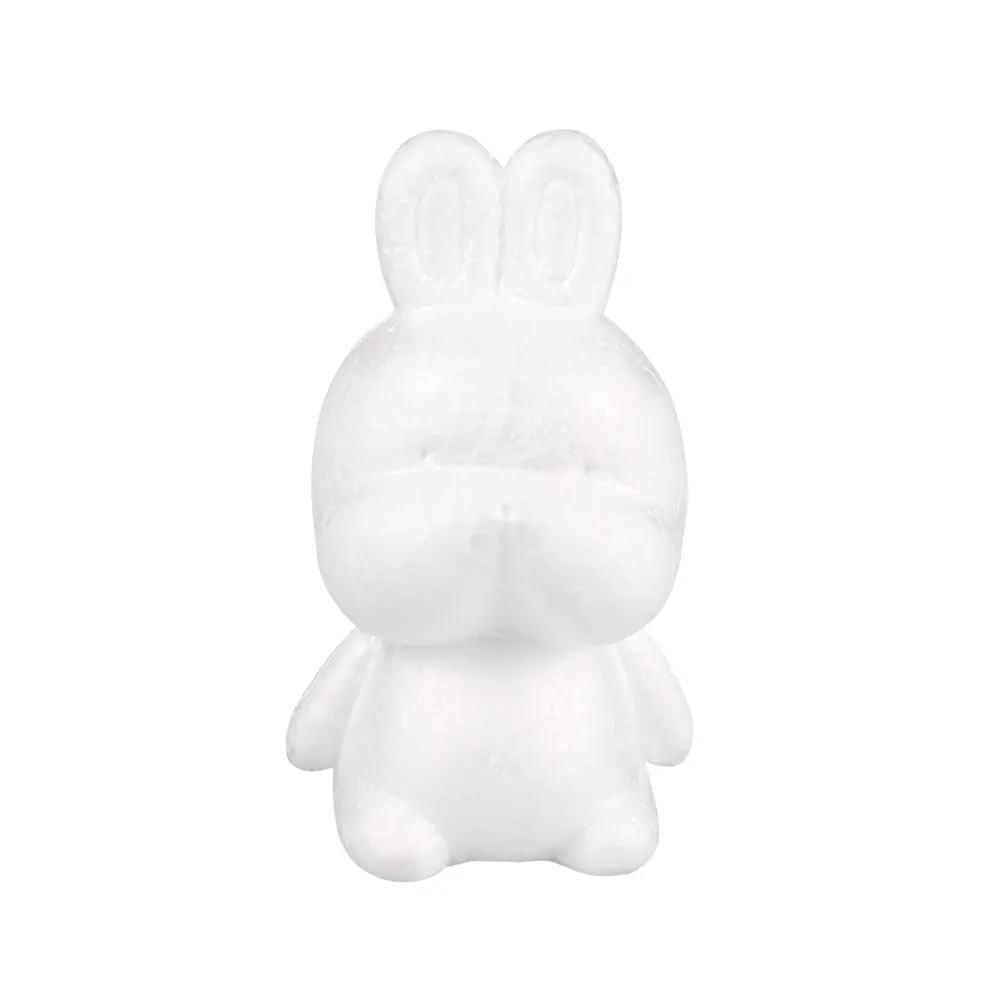 Rabbit 200 мм свадебное украшение из пенопласта медведь Моделирование из пенополистирола пенопласт медведь/кролик/собака/роза/шары для DIY вечерние украшения подарки - Цвет: Rabbit