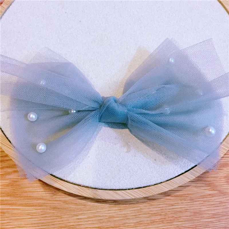 4 шт./лот 12 см сетчатая ткань с жемчугом аксессуары ручной работы для лука обувь