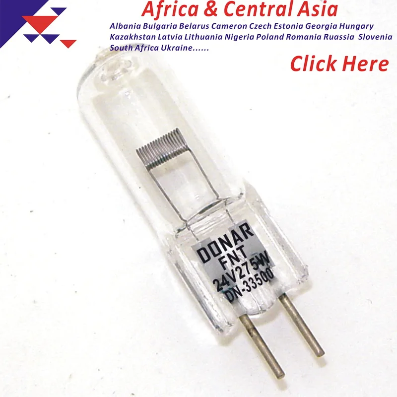 Лампа для проектора 24 В 275 Вт hlx 64656 24V275W hlx64656 G6.35|halogen bulb|overhead projector bulbg6.35 halogen bulb |