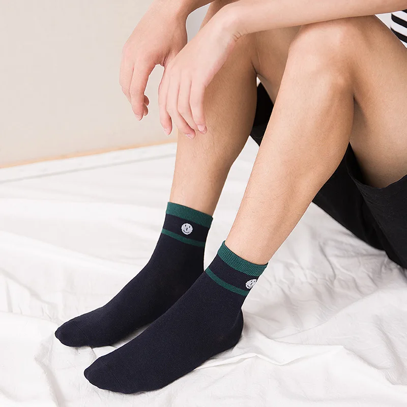 10 пар мужские новые зимние носки хлопковые Повседневные Удобные дышащие