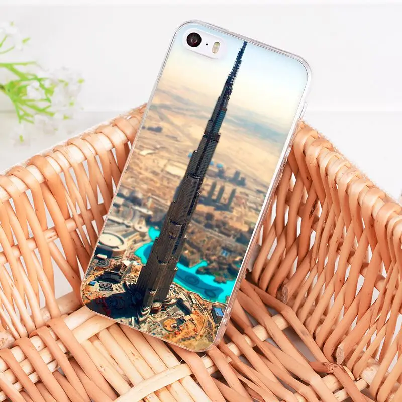 Чехол Yinuoda для iphone 7 6 X чехол телефона с изображением дубайского города
