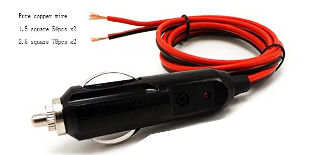 12v 20A 10a автомобильного прикуривателя разъем 1 5/2 5 проволока прямоугольного
