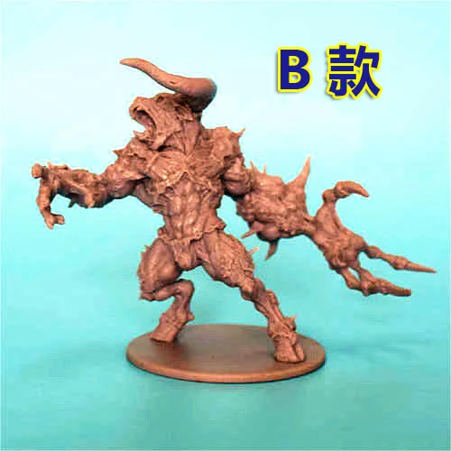 B 1/18 масштабная модель zombicid игры бесконечная бойня черная чума мерзость Черный Рыцарь смерти босс игрушки для детей - Color: B