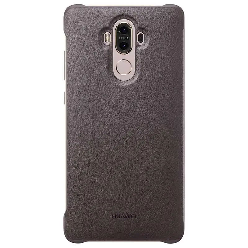 Оригинальный чехол для Huawei Mate 9 роскошный умный кожаный книжка с окошком