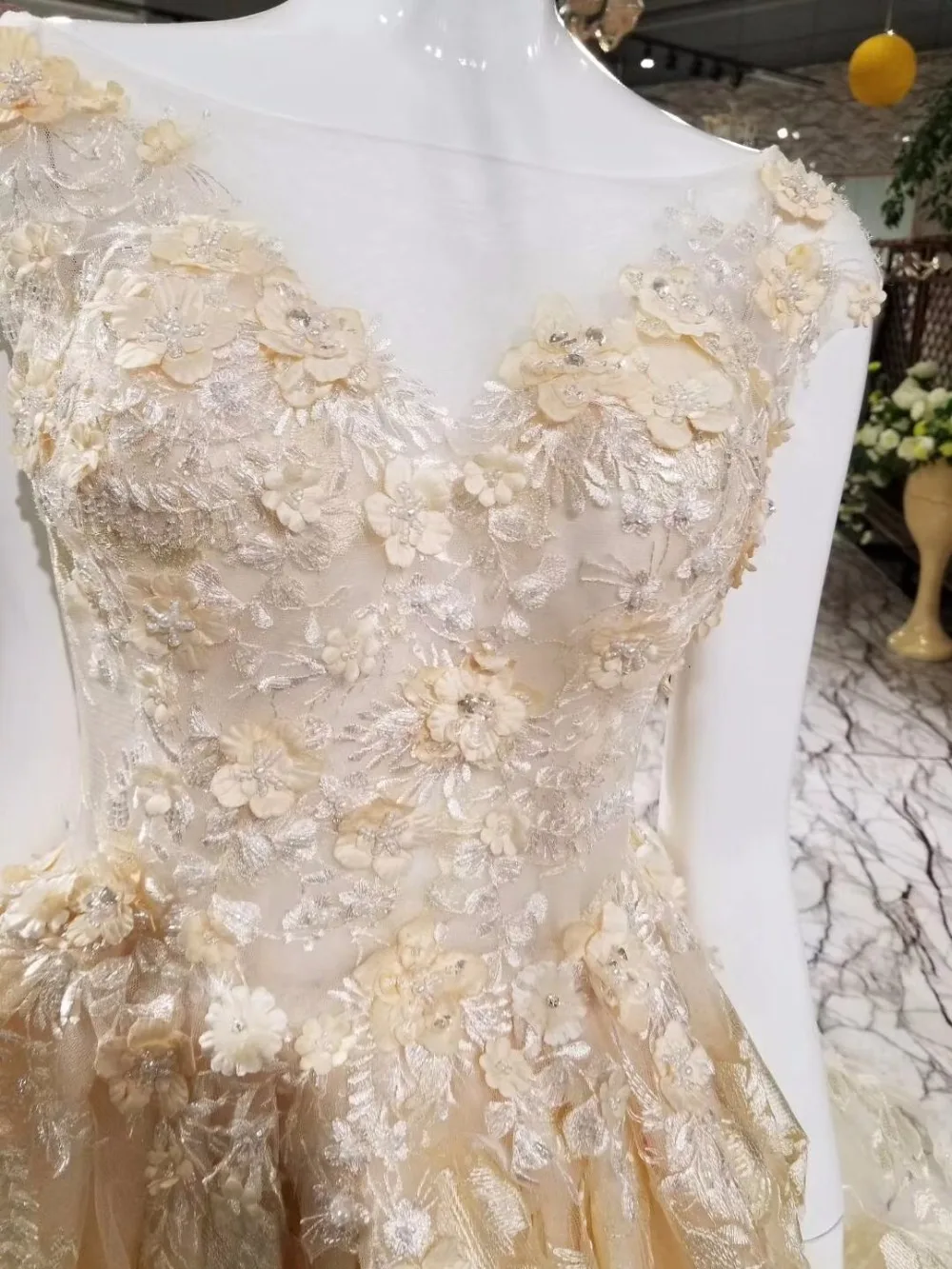 Cloverbridal шампанское Короткие Кружева без рукавов выпускной для девочек-подростков 9th платье Невидимый молния Назад для девочек подростков