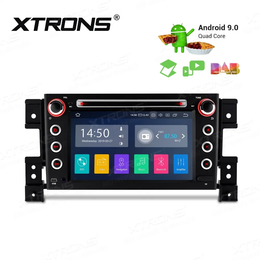 XTRONS Android 9 0 автомобильный DVD плеер для Suzuki Grand Vitara 2005 2006 2007 2008 2009 2010 2011 2012 2013 GPS РАДИО