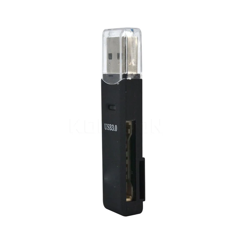 Kebidu новейший 5 Гбит/с мини USB 3 0 Micro SD SDXC кардридер TF адаптер один слот черный|card stock