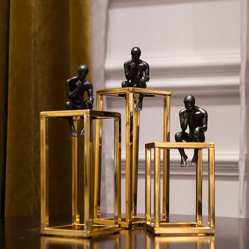 SML натуральная современная статуя из смолы абстрактные персонажи фигурка