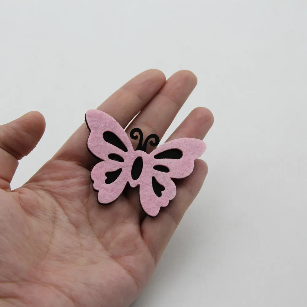 5 шт. двухслойная ткань в форме бабочки войлок для детей сделай сам декор комнаты