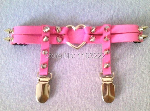 2 стиля Сексуальные ПАНК чулки в готическом стиле ручной работы с большим сердцем