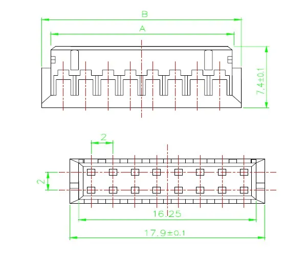 100 шт. PHD кабели полуфабрикаты для PHD двухрядные корпуса разъем 26AWG 200 мм длиной