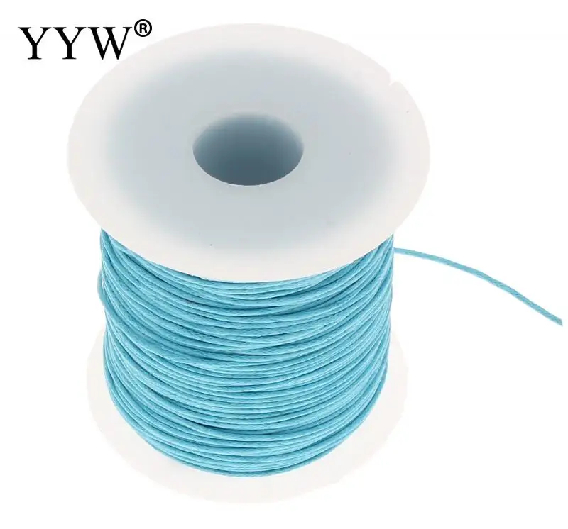 2021 100 ярдов/катушка вощеный хлопковый шнур с пластиковой катушкой сделай сам для