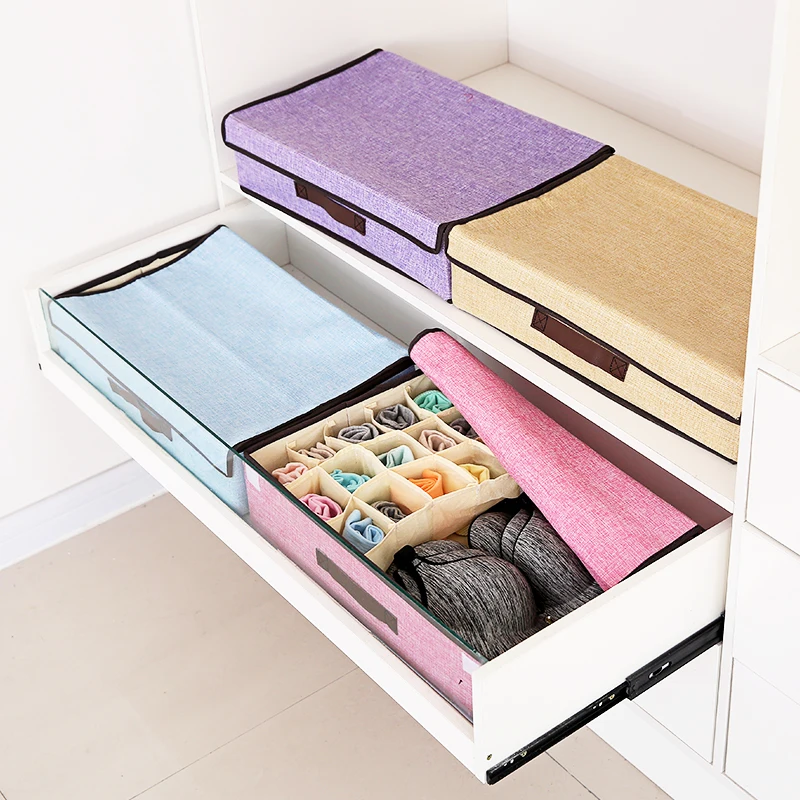 1 шт. коробка для хранения хлопка и лиена|Коробки ящики хранения| |