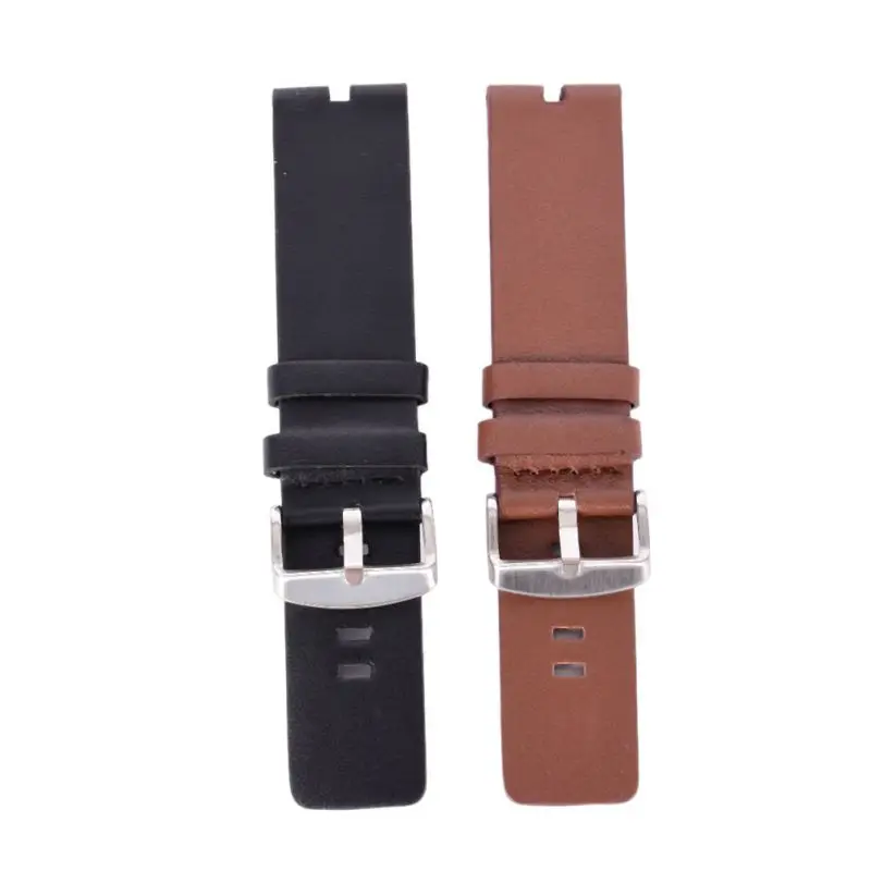 Ремешок сменный из гладкой кожи для мужских и женских смарт часов Motorola 360 22