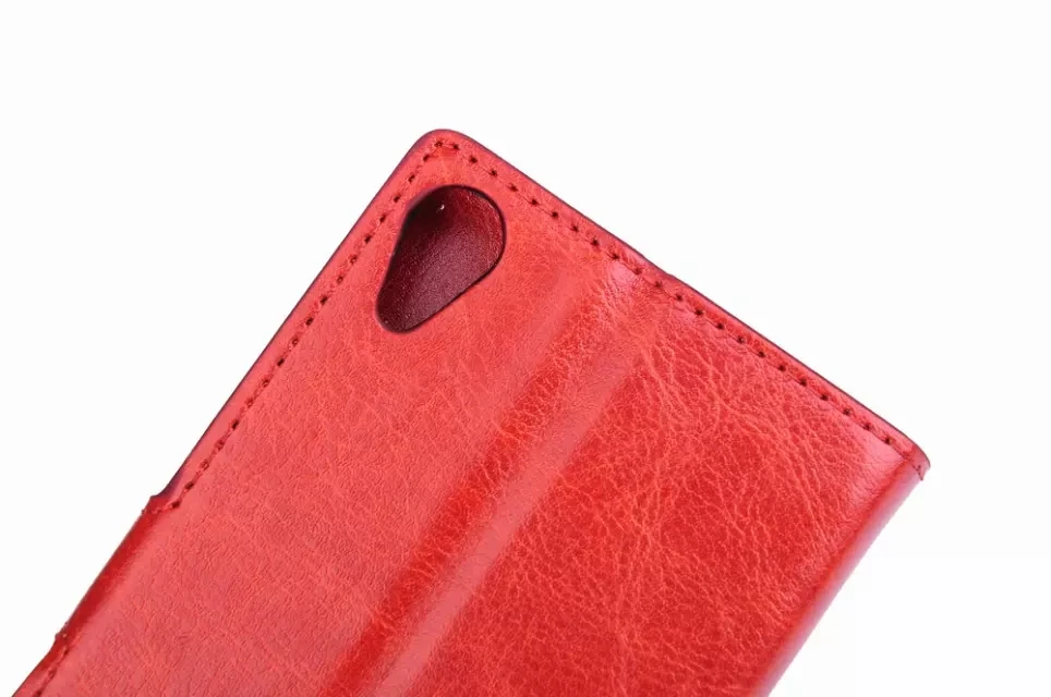 Для Fundas Sony Xperia Z4 случае Роскошные Crazy Horse флип Чехлы-бумажники Стенд кожаный Слот