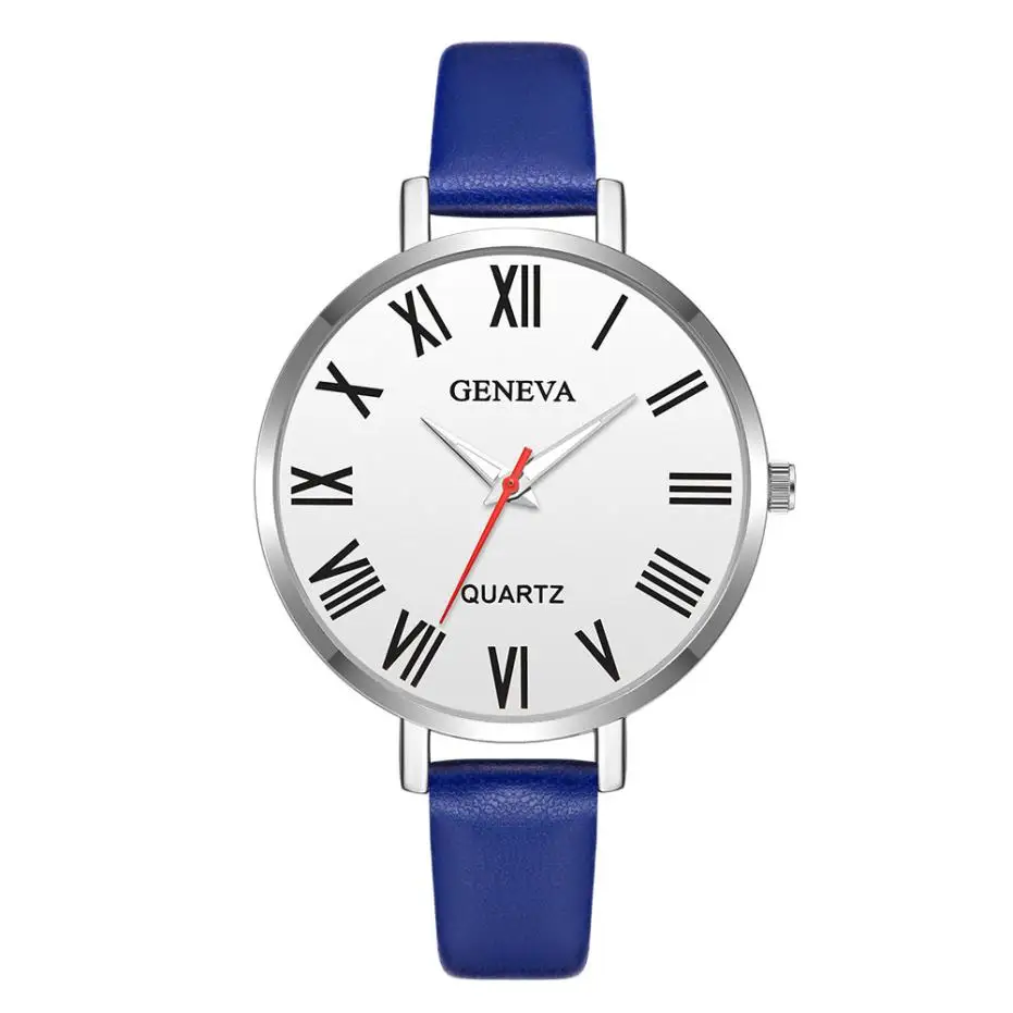 Модные женские и мужские часы из сплава с датой чехол синтетической кожи