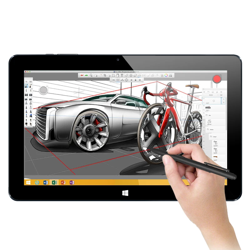Горячая 10.6 &quotКуб i7 Стилус планшетный ПК Windows10 intelcore-M 4 ГБ ОЗУ 64 ROM IPS 1920*1080 2.0MP + 5.0MP