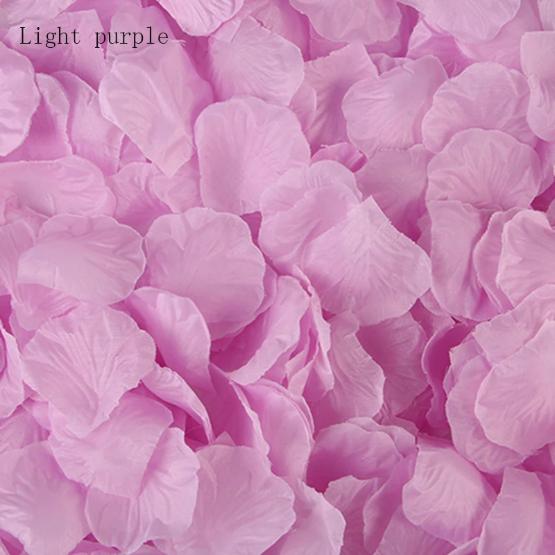 100 шт./компл. искусственные шелковые лепестки роз для вечеринки свадьбы украшения