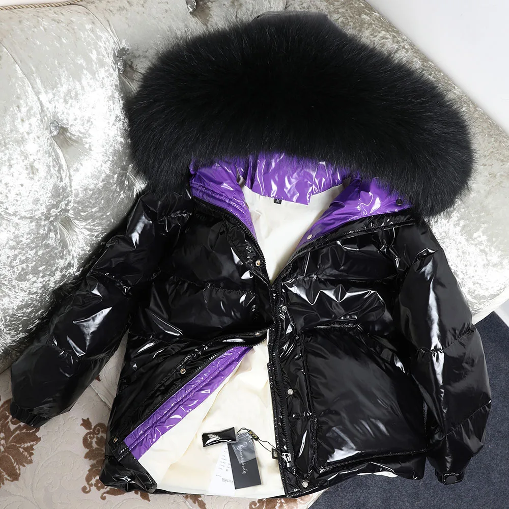 Maomaokong 2018 new Detachable raccoon fur collar down jacket Warm coat thick in winter | Женская одежда