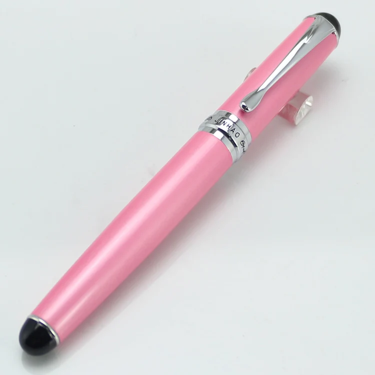 JINHAO 750 ручка для бизнеса и письма розовый серебристый Подарочная авторучка без