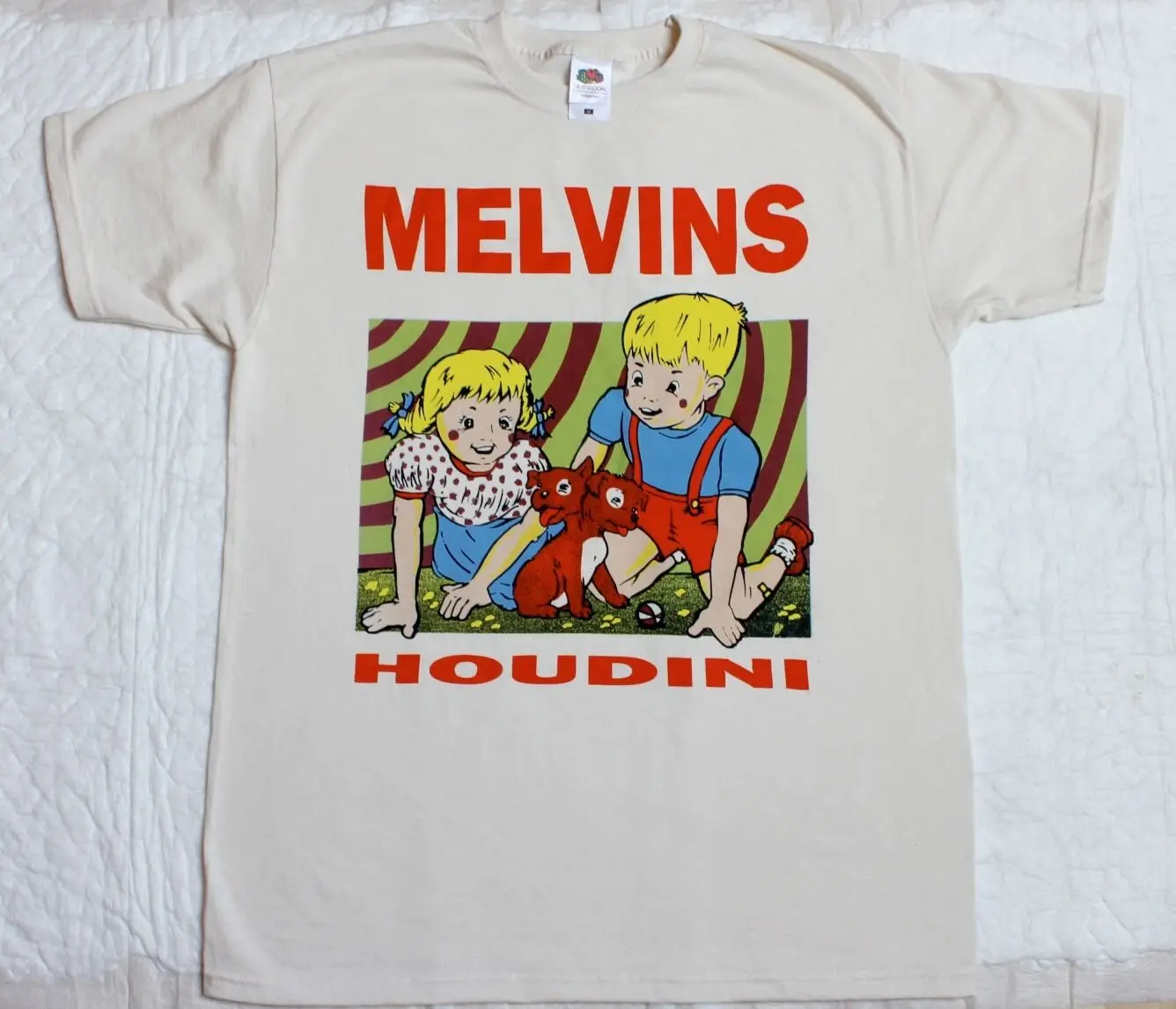 MELVINS HOUDINI SLUDGE METAL STONER ROCK FANTOMAS новая футболка Натурального Цвета Удобная