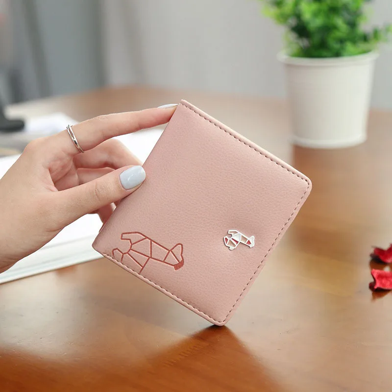 Лидер продаж новые милые маленькие кошельки с мультяшным принтом женские