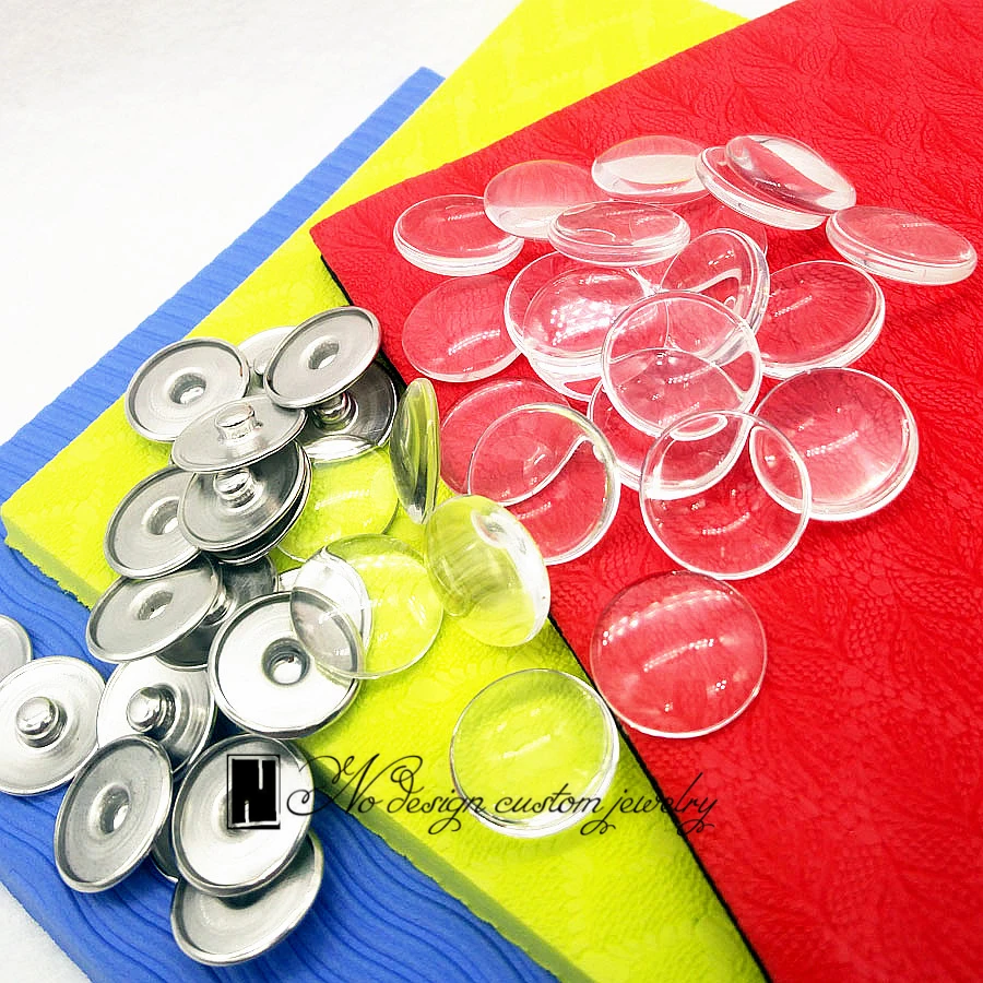 Без дизайна на заказ ювелирная кнопка латунные кнопки с прозрачными стеклянными