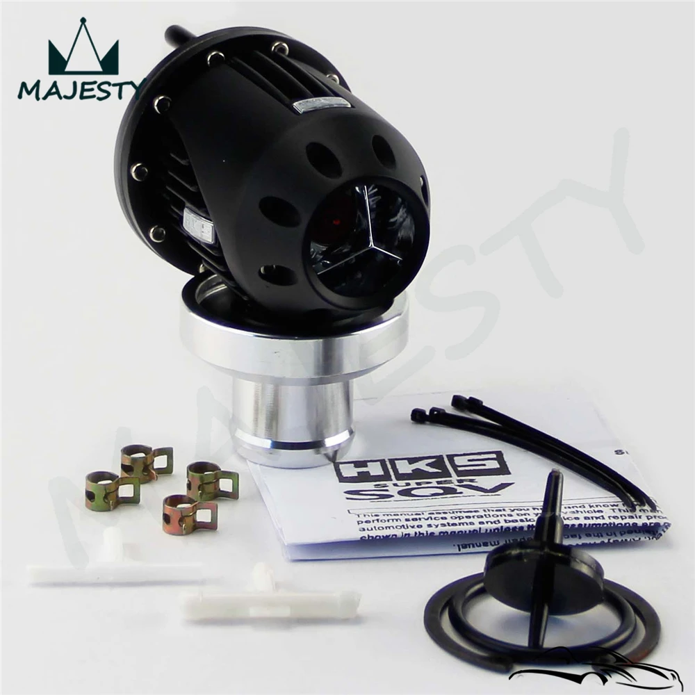 Универсальный BOV SQV SSQV 3 III турбонагнетатель турбо выдувный клапан JDM Новый черный |