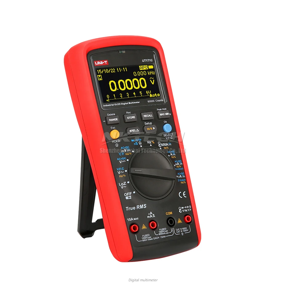 UNI-T Промышленный Цифровой мультиметр UT171A UT171B UT171C для хранения данных AC DC Вольт Ампер USB/Bluetooth передача 100 кГц LoZ