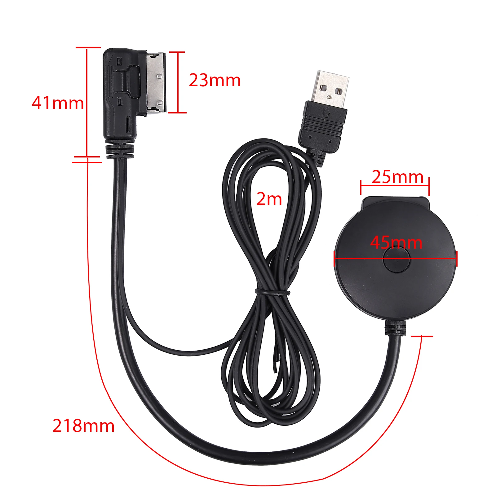 AUTOUTLET Для AMI MDI для bluetooth-приемника MP3 музыкальный кабель адаптера интерфейса для Audi VW