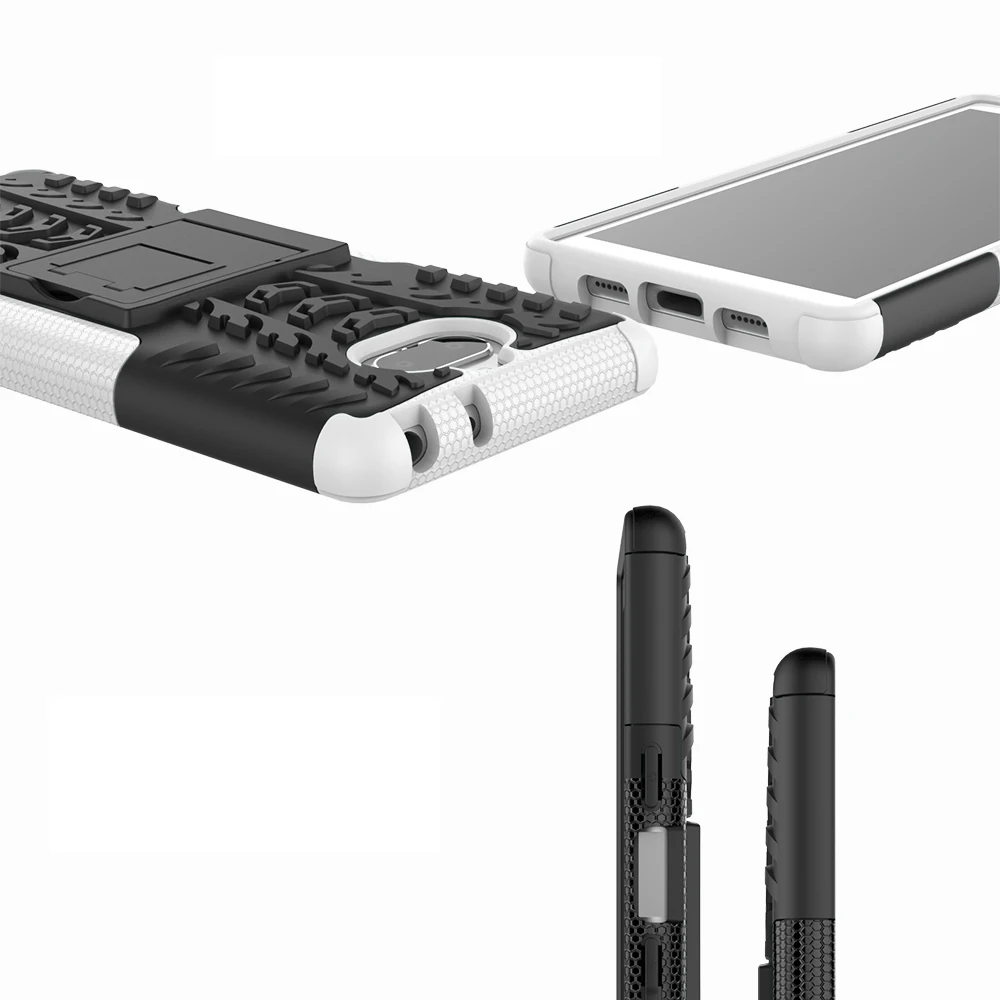 for Sony Xperia 10 Case Kickstand Fitted Celular ZGAR Soft TPU Hard PC 2 in 1 Covers Phone Bags Cases Coque | Мобильные телефоны и