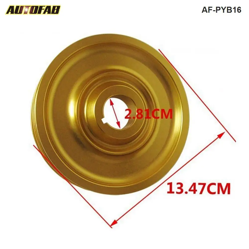 Алюминиевый карданный шкив коленчатого вала для Honda 99-01 94-01 B18 B16 Civic Jdm AF-PYB16