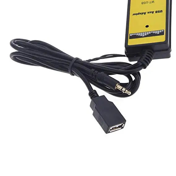 Автомобильный USB кабель Aux адаптер для MP3 плеера радиоинтерфейс 3 5 мм виртуальный