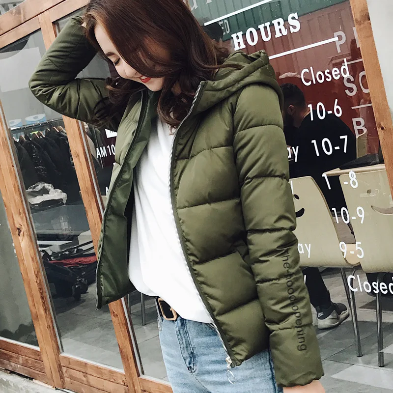 Новинка 2019 года зимняя куртка для женщин изящное приталенное пальто со смайликом