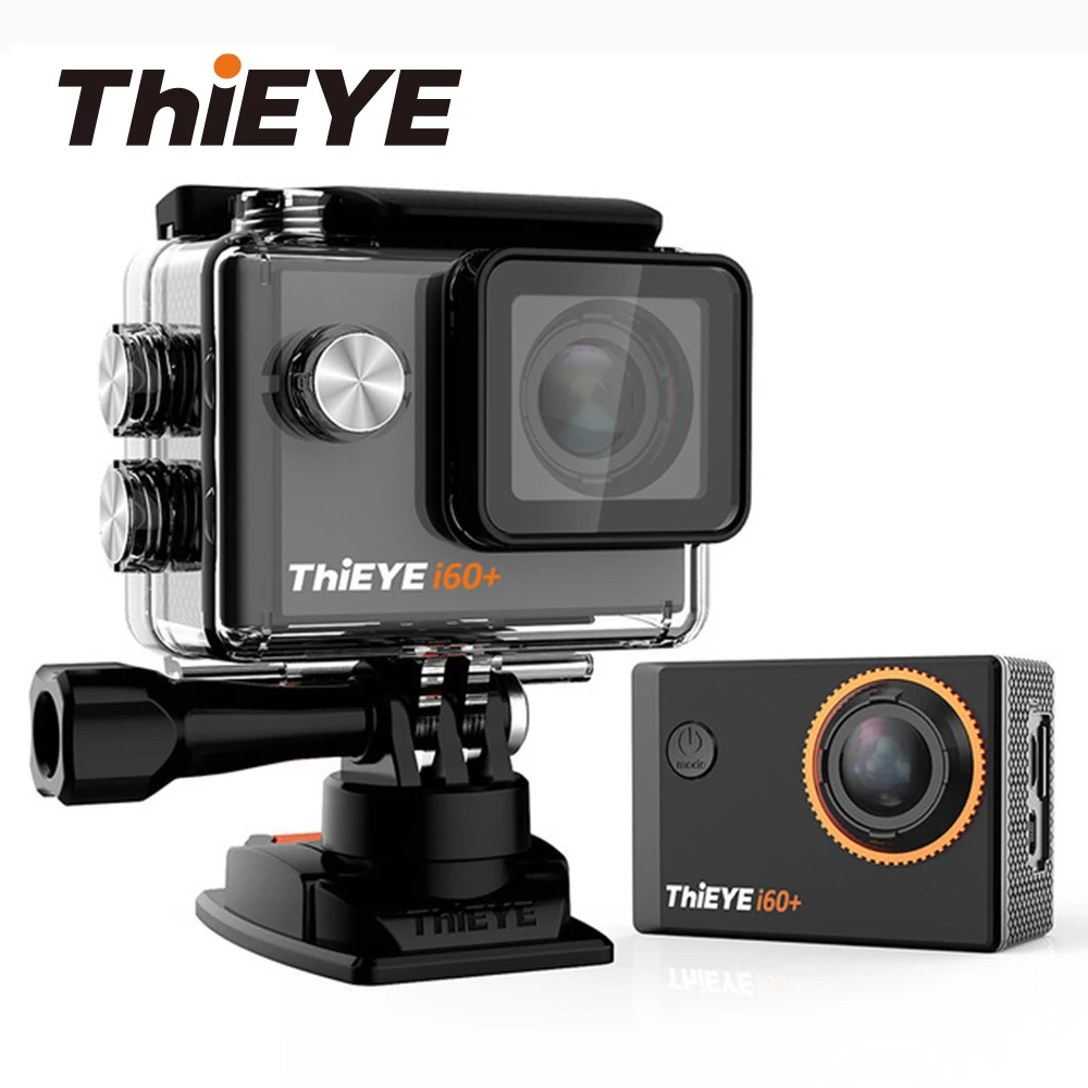 Экшн-камера tieye i60+ Ultra HD 4 K/30fps, WiFi, 2,0 дюйма, экшн-камера для подводного плавания, водонепроницаемая, камера для записи видео на шлем, Спортивная камера