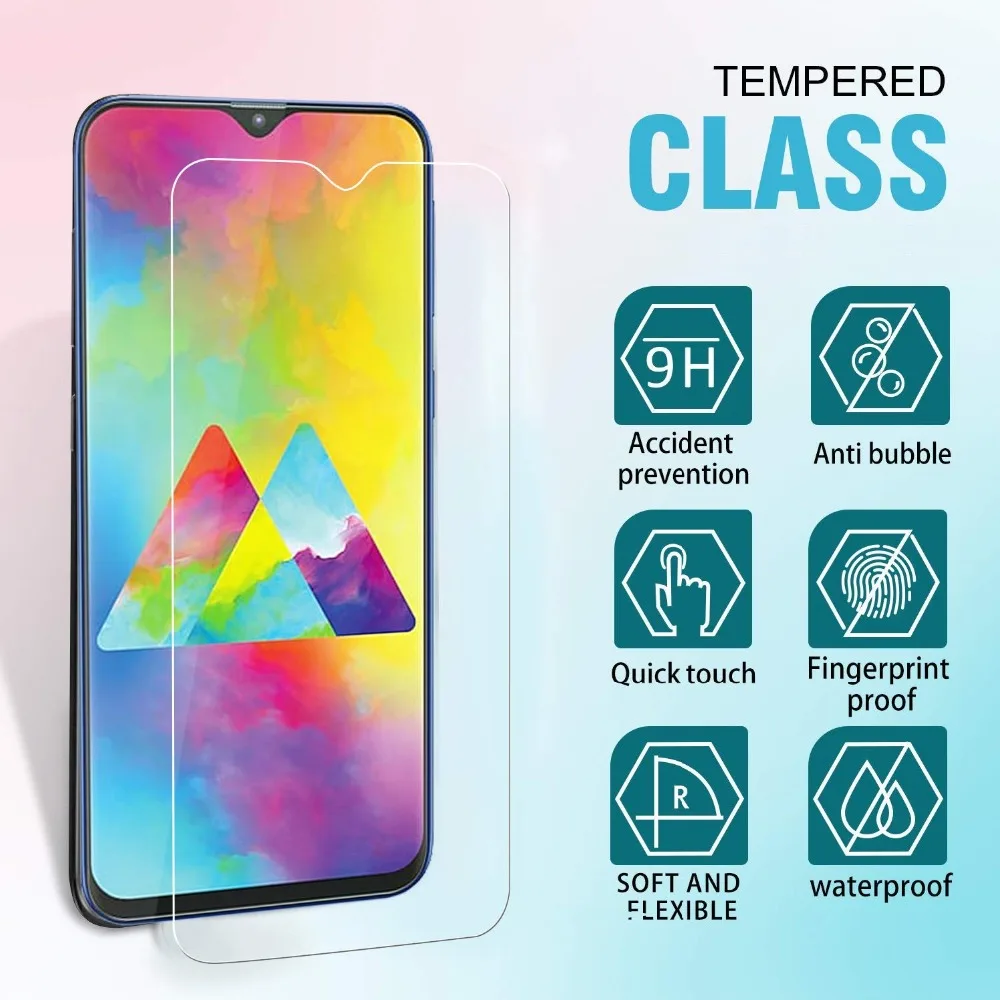 9H 2.5D Glass For SAMSUNG Galaxy M10 M20 Tempered M 10 20 Screen Protector Film | Мобильные телефоны и аксессуары