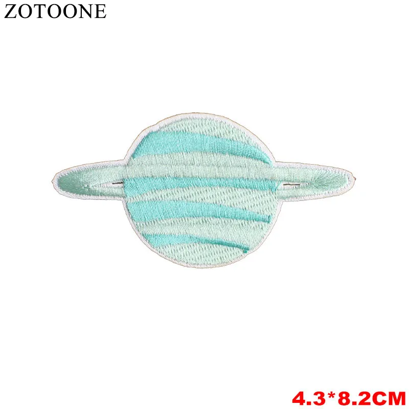 ZOTOONE 1 шт. космический полет вышивка патч для одежды железо на пришить Аппликация нашивка эмблема на ткани одежды DIY одежда аксессуары C - Цвет: PE1371