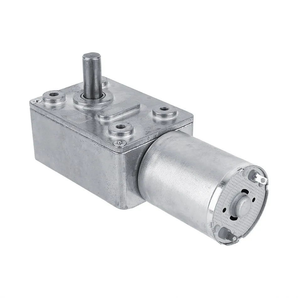 DC 12V микро мотор Реверсивный высокий крутящий момент турбо мотор с червячной передачей GW/GJY370 2-100 об/мин червячный мотор-редуктор Электрический редуктор коробки передач