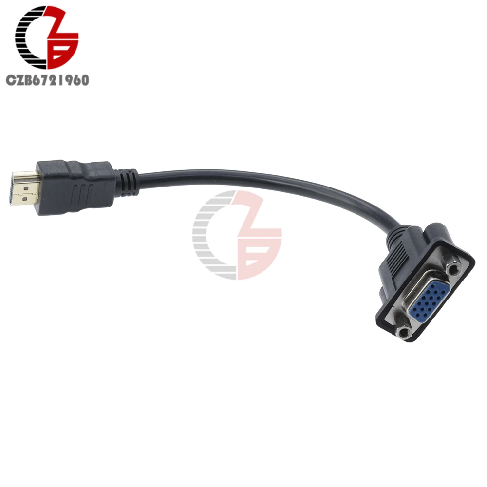 1080P преобразователь из VGA в HDMI адаптер Папа мама Кабельный соединитель цифро