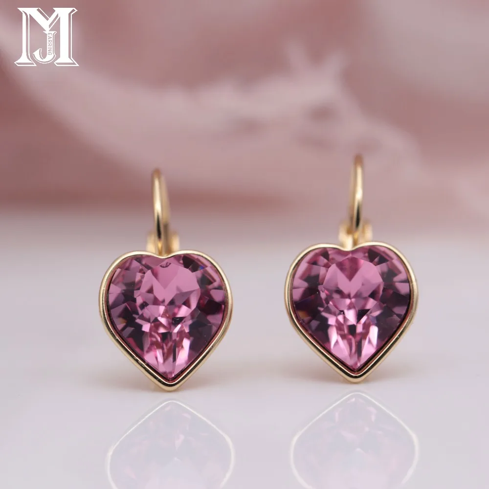 Модные ювелирные изделия jiсаму подвеска из розового золота 585 пробы серьги в