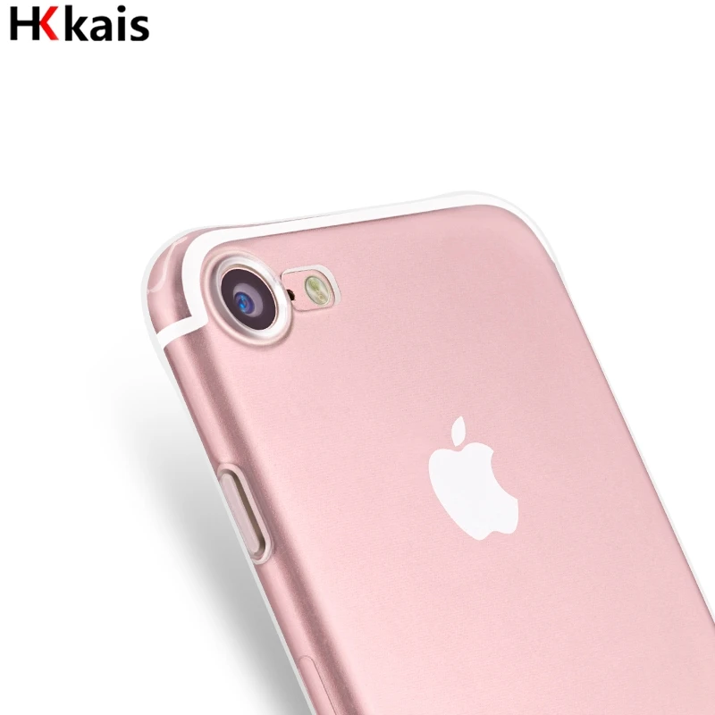 (дары) Для Apple iPhone 6 7 Дело Тонкий Crystal Clear ТПУ Силиконовый Защитный coque для 4 5S 5 SE s