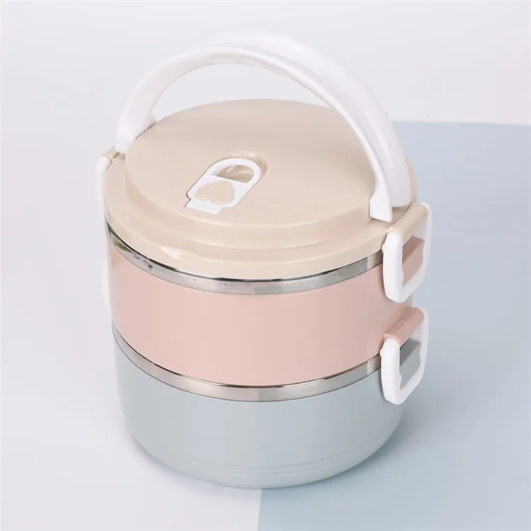 1/2/3 Layers Portable Lunch Box 304 Stainless Steel Lunch Boxes Tableware Bento Box for Kids Leak-Proof Thermos Food Container