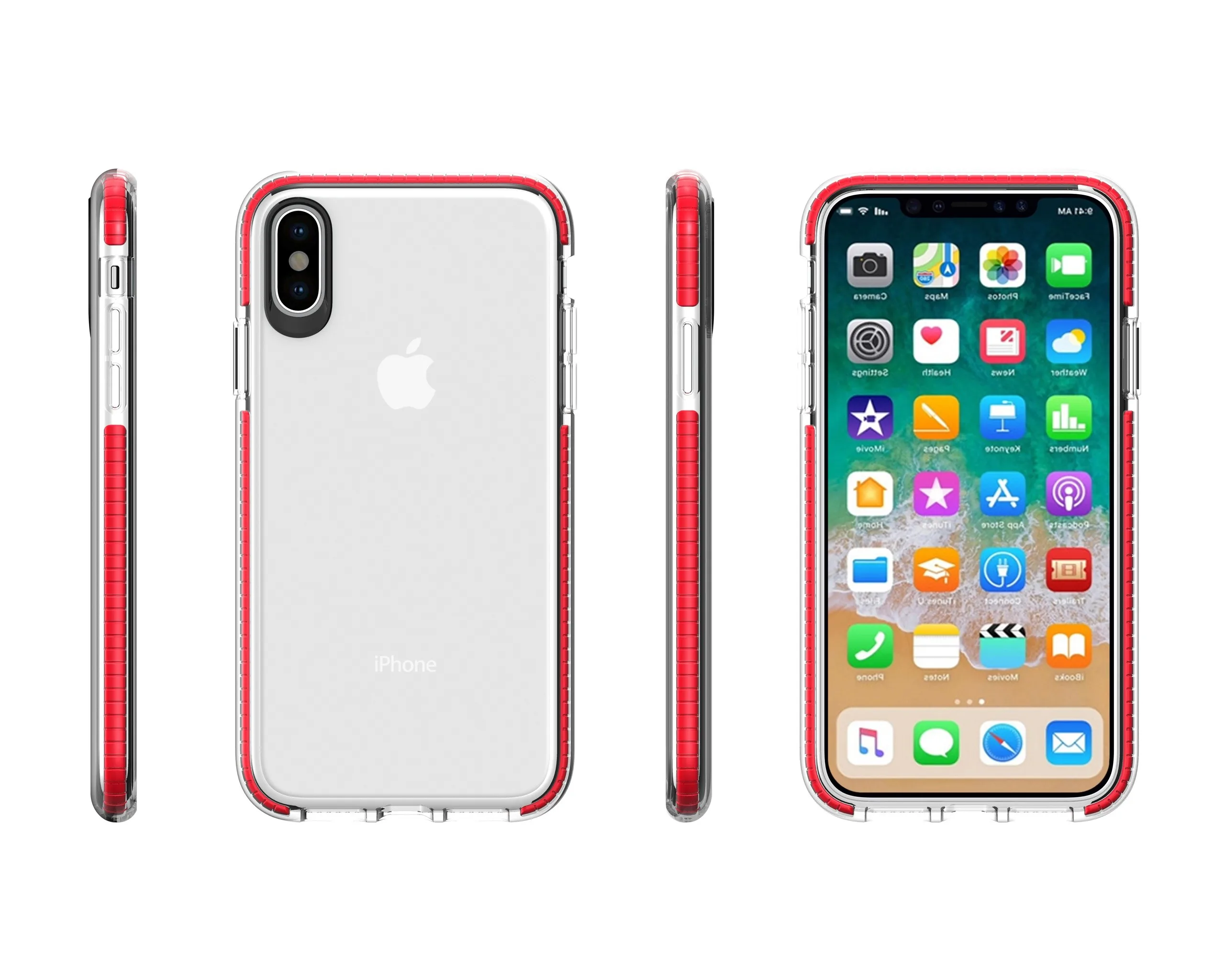 Силиконовый чехол подставка для Apple IPhone XR Red Бамперы 